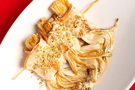 Грибы эноки в соусе терияки