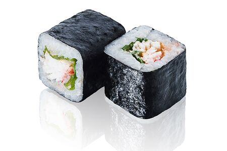 Острый ролл с крабом