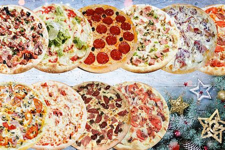 Новый хит, сет из 10 ти пицц