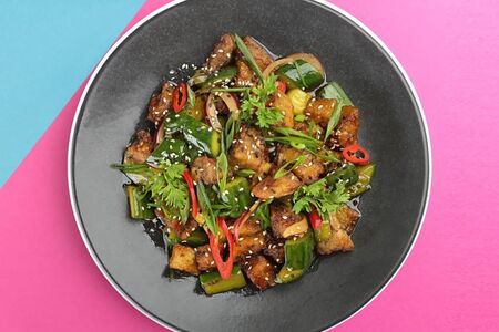 Баклажаны с битыми огурцами