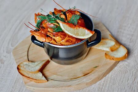 Раки варёные на пиве