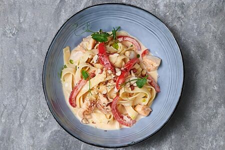 С индейкой терияки