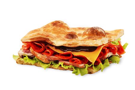 Супер сэндвич бургер-чиабатта мясной