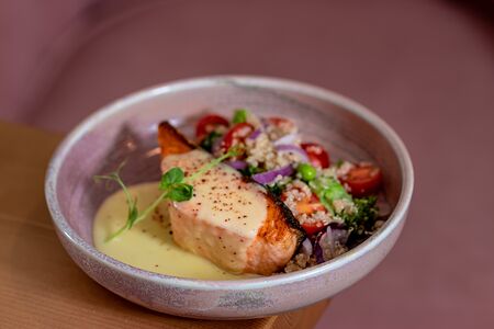 Стейк из лосося