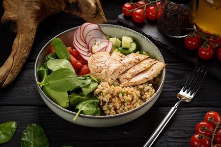 Боул с цыплёнком