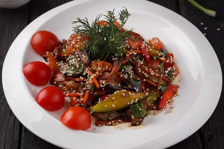 Салат Огурцы с мясом