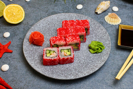 Ролл Калифорния с креветкой