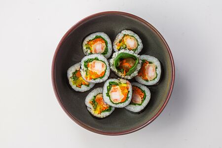 Кимпаб с креветками