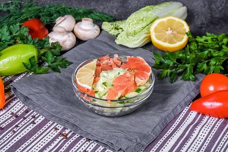 Салат с грейпфрутом