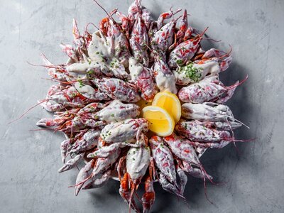 Раки, жаренные в сметане XXL