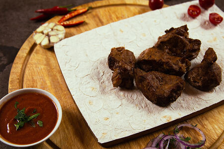 Шашлык из cвинoй шейки