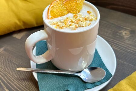 Апельсиновый латте