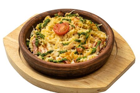 Пастичио с сыровяленой колбасой