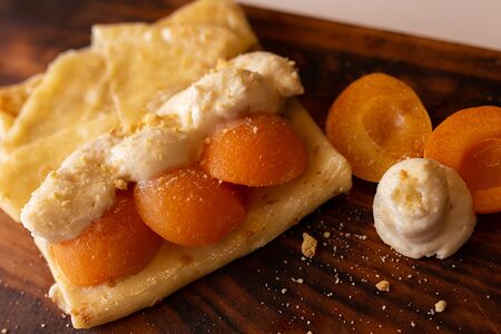 Блин Абрикосовый чизкейк