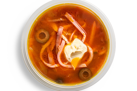 Солянка со сметаной