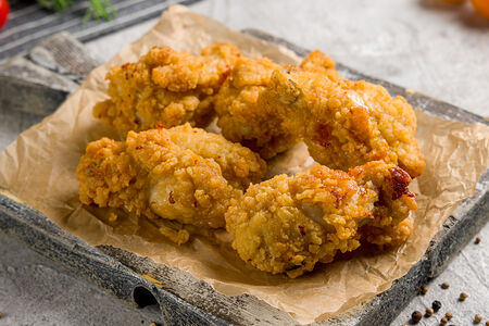 Крылышки в панировке