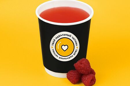 Горячий малиновый кисель