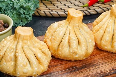 Хинкали грузинские жареные