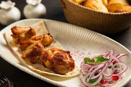 Шашлык из куриного бедра