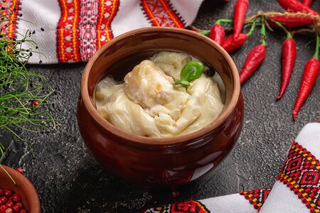 Пельмени куриные со сливками