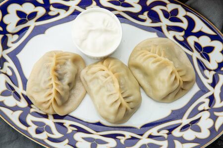 Манты из баранины -3 шт