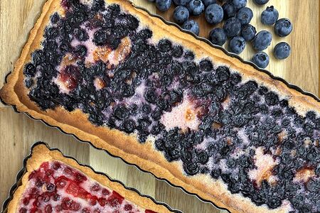Финский черничный тарт