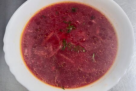 Борщ из курицы