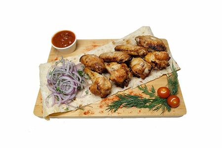 Шашлык из куриных крыльев