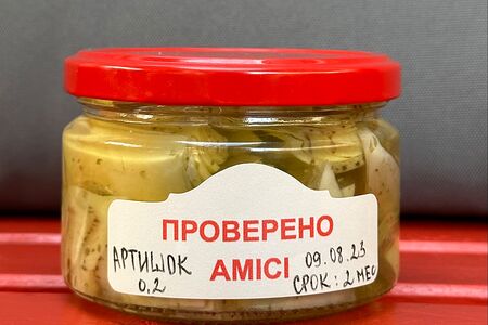 Артишоки в масле в банке