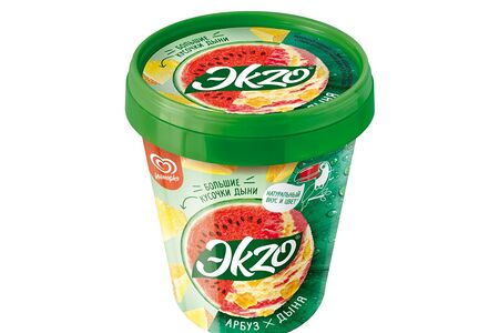 Мороженое Эkzo Арбуз-дыня Ведро