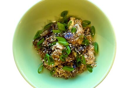 Омлет с шампиньонами в сливочном соусе