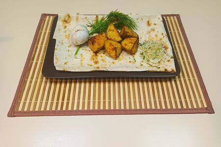 Картофель на мангале