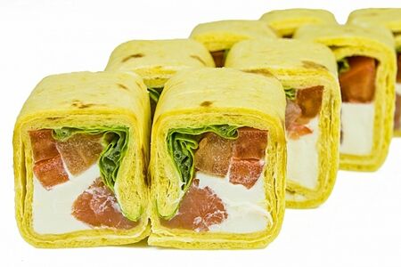 Тортилья с лососем