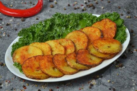 Картофель на мангале