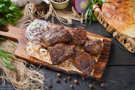 Печень говяжья