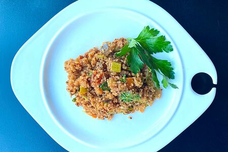 Киноа с овощами