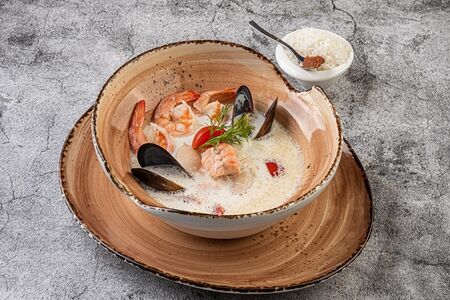 Сливочный с морепродуктами