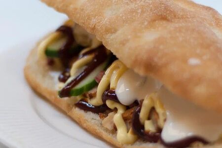 Донер в лепешке