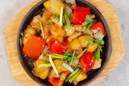 Оджахури с куриным филе