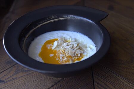 Рисовая каша с манго