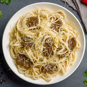 Паста с говядиной