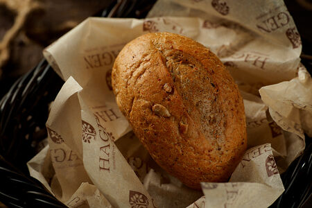 Булочка серая