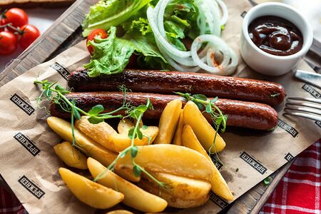 Колбаски говяжьи по-башкирски