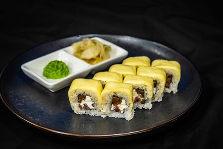 Сырный с лососем