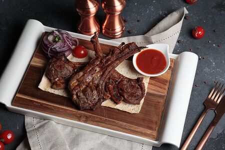 Шашлык из бараньей корейки