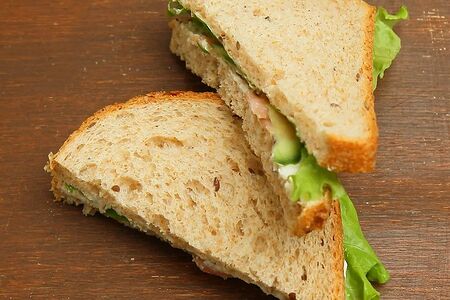 Сэндвич с семгой