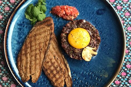 Тартар из говяжьей вырезки