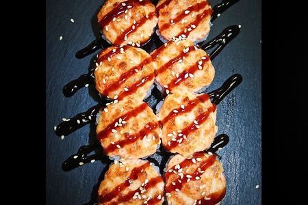 Ролл запечённый с креветками