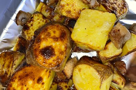 Картофель с салом