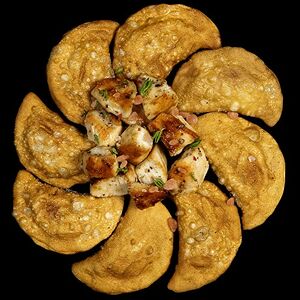 Жареные пельмени с цыпленком ГрилдПели